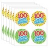 Teacher Created Resources® 100 Days Smarter Wear 'Em Badges, Self-Adhesive, 32 Per Pack, 6 Packs