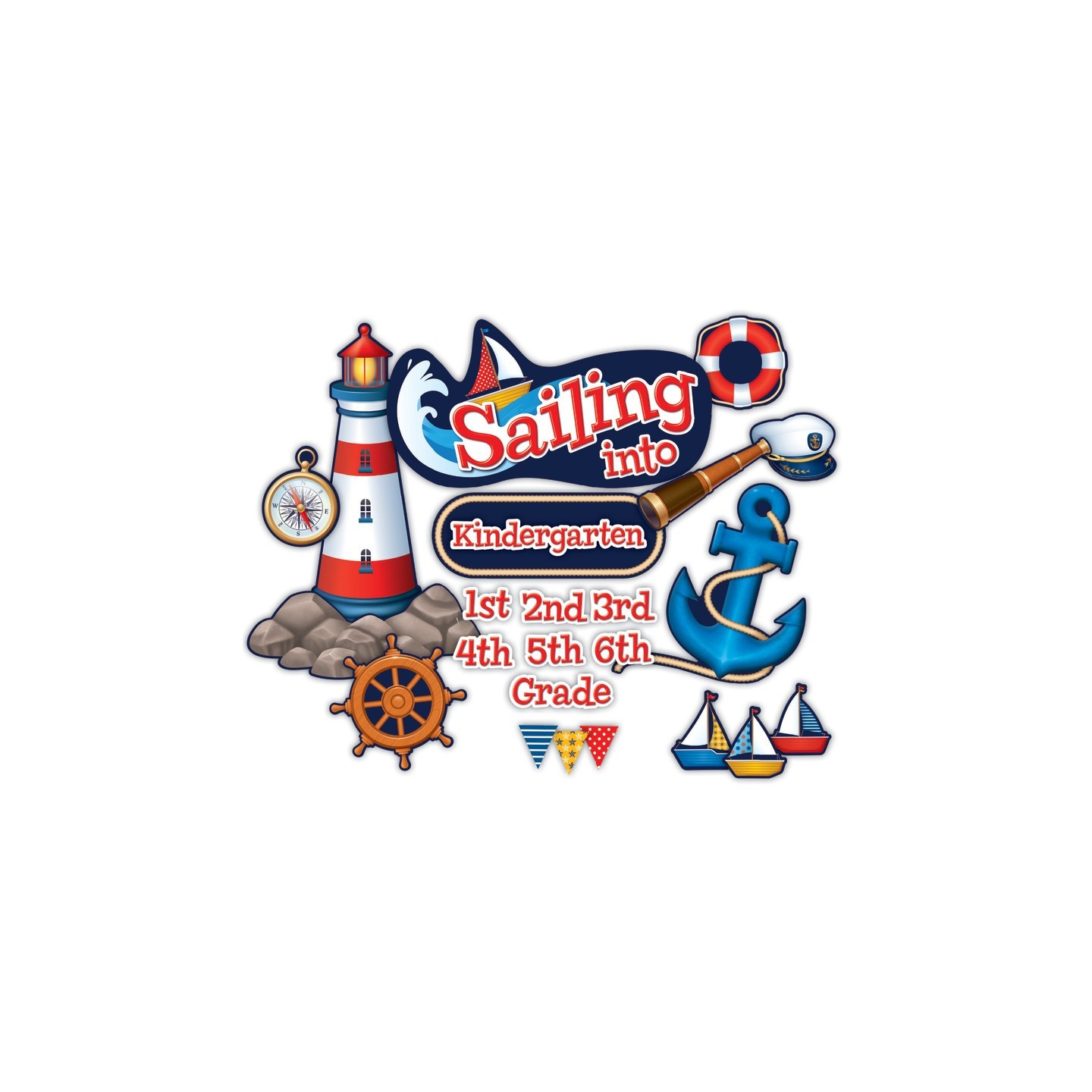 Teacher Created Resources® Sailing Into...Bulletin Board Display Set