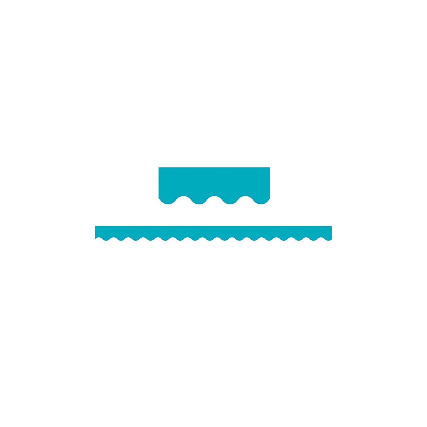 Teacher Created Resources® Teal Scalloped Border Trim, 35 Feet