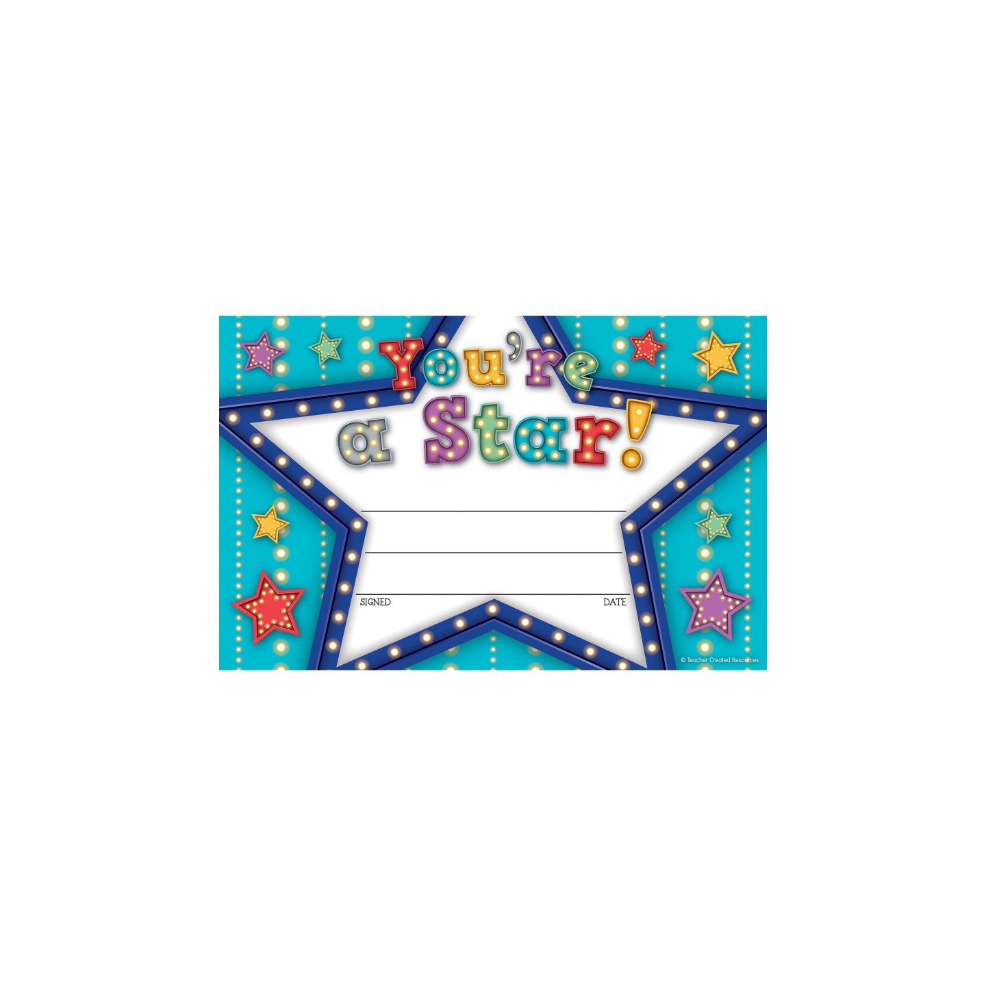 Teacher Created Resources® Marquee You’re a Star Awards