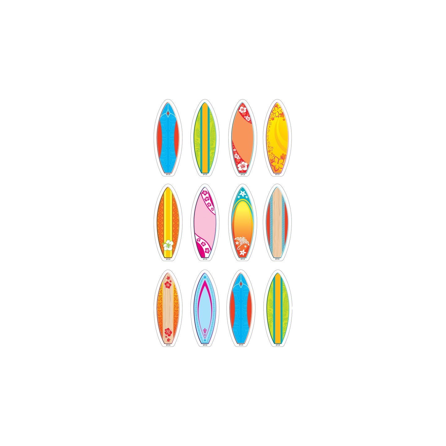 Teacher Created Resources® Surfboards Mini Accents, Pack of 36