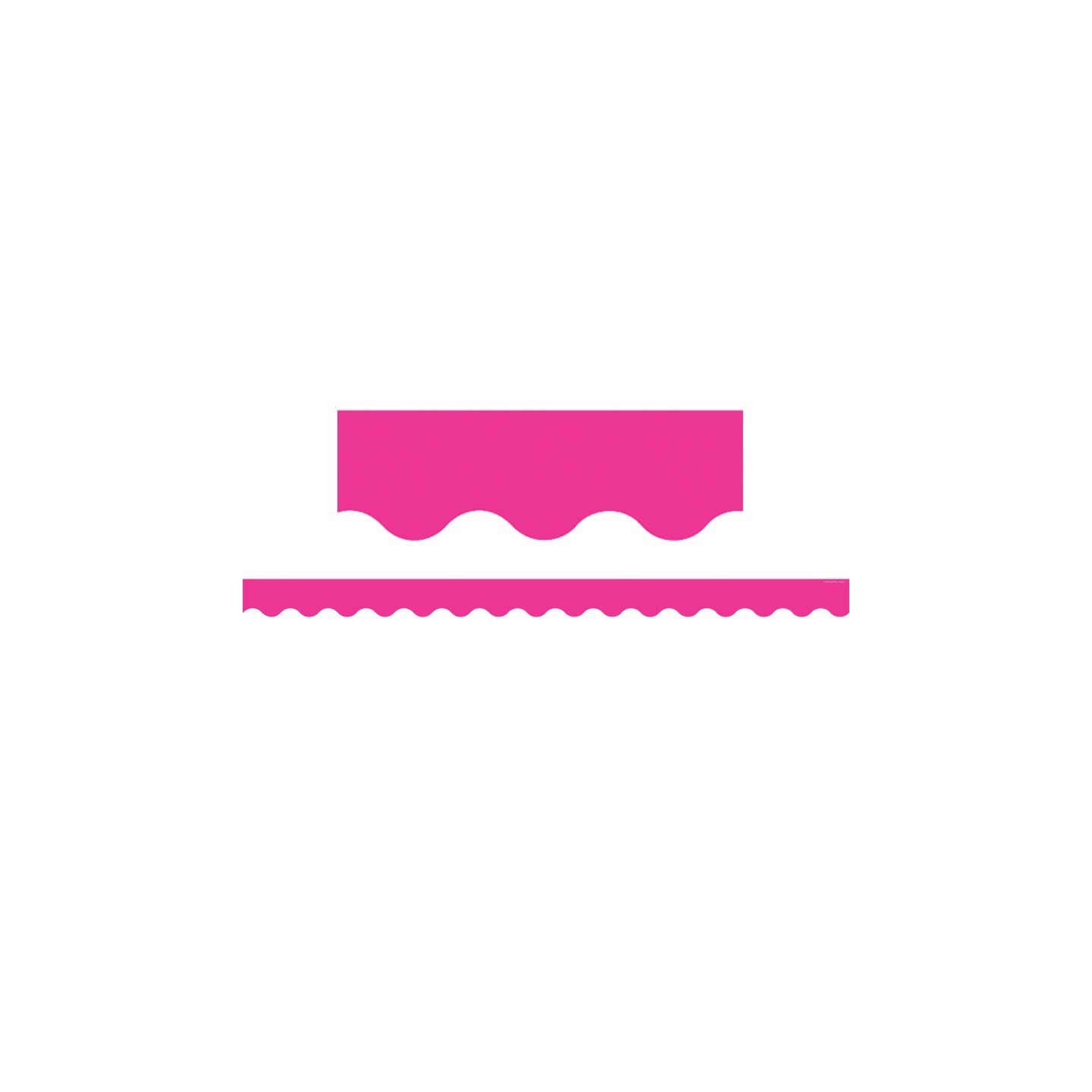 Teacher Created Resources® Hot Pink Scalloped Border Trim, 35 Feet