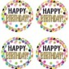 Teacher Created Resources® Confetti Happy Birthday Wear ’Em Badges, Pack of 32