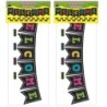 Teacher Created Resources® Chalkboard Brights Pennants Welcome Bulletin Board Display, Pack of 2