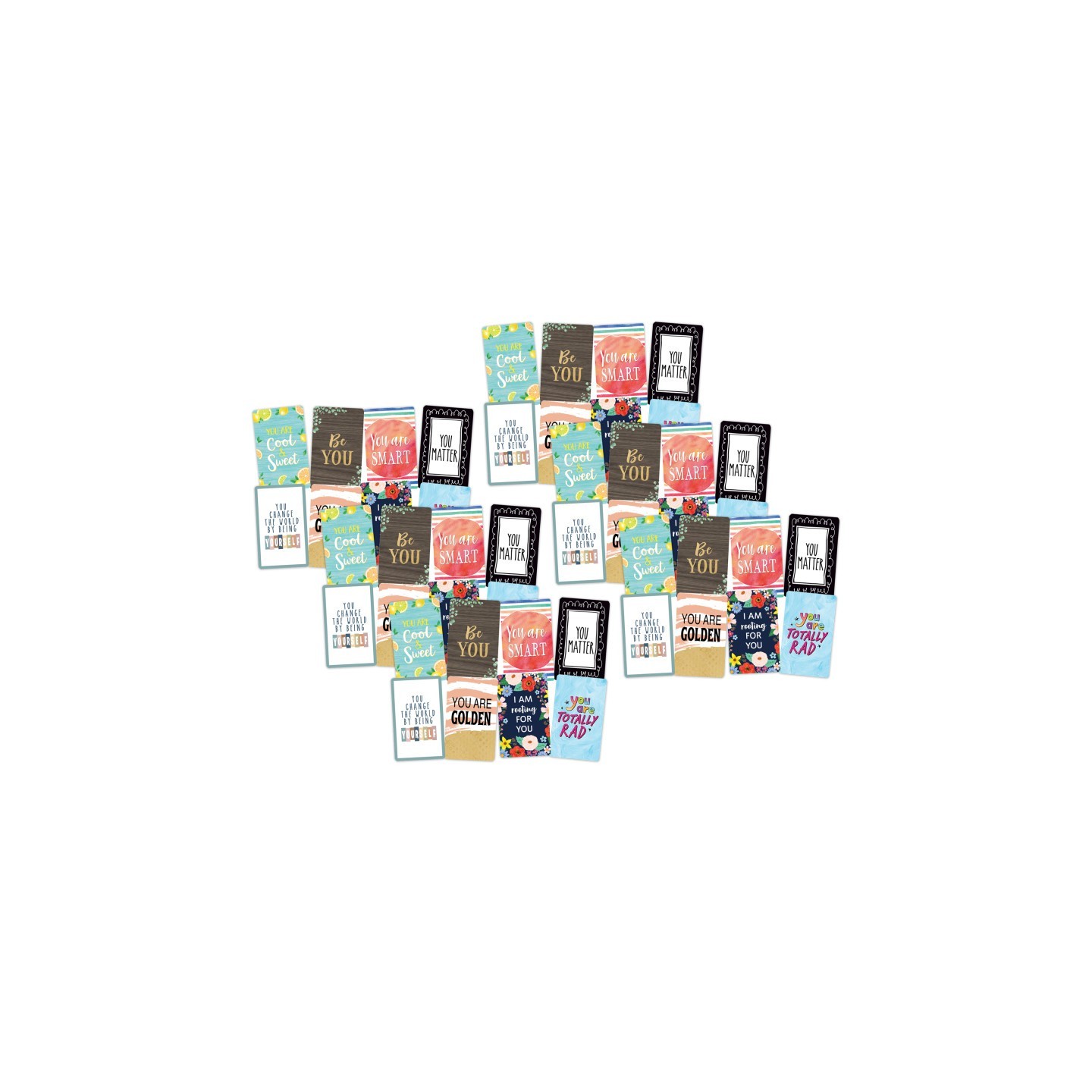 Teacher Created Resources® Encouragement Cards, 2-3/16" x 3-1/2", 42 Per Pack, 6 Packs