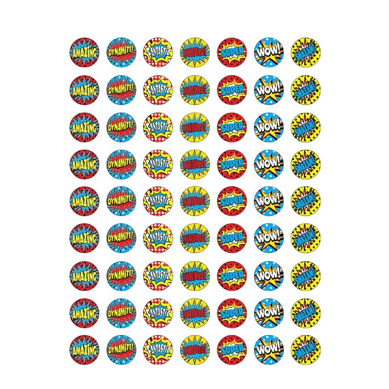 Teacher Created Resources® Superhero Mini Stickers