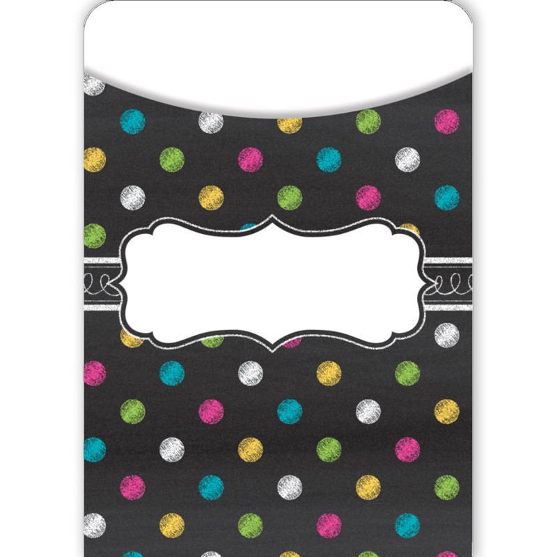 Teacher Created Resources® Chalkboard Brights Library Pockets
