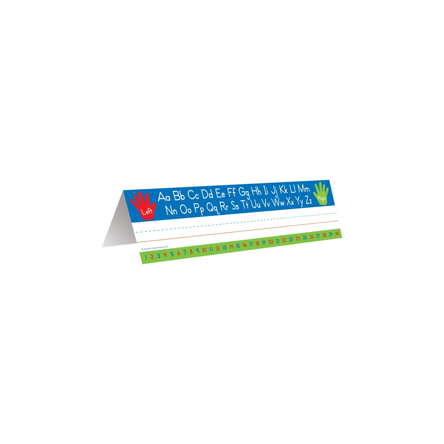Teacher Created Resources® Left Right Alphabet Tented Name Plate, Pack of 36