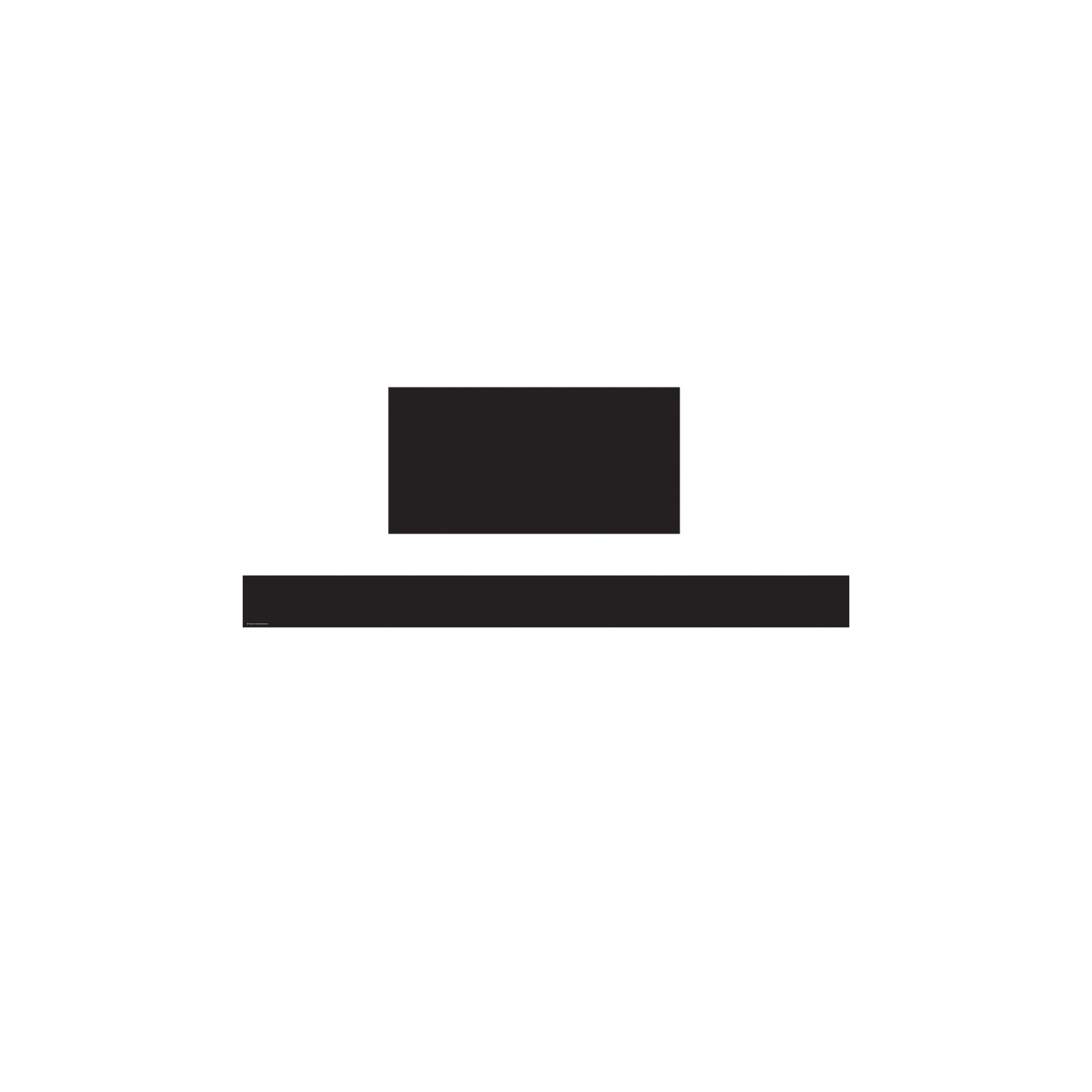 Teacher Created Resources® Black Straight Border Trim, 35 Feet