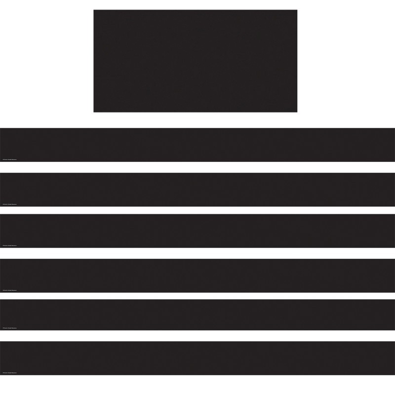 Teacher Created Resources® Black Straight Border Trim, 35 Feet Per Pack, 6 Packs