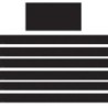 Teacher Created Resources® Black Straight Border Trim, 35 Feet Per Pack, 6 Packs