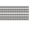 Teacher Created Resources® Black and White Gingham Scalloped Border Trim, 35 Feet Per Pack, 6 Packs