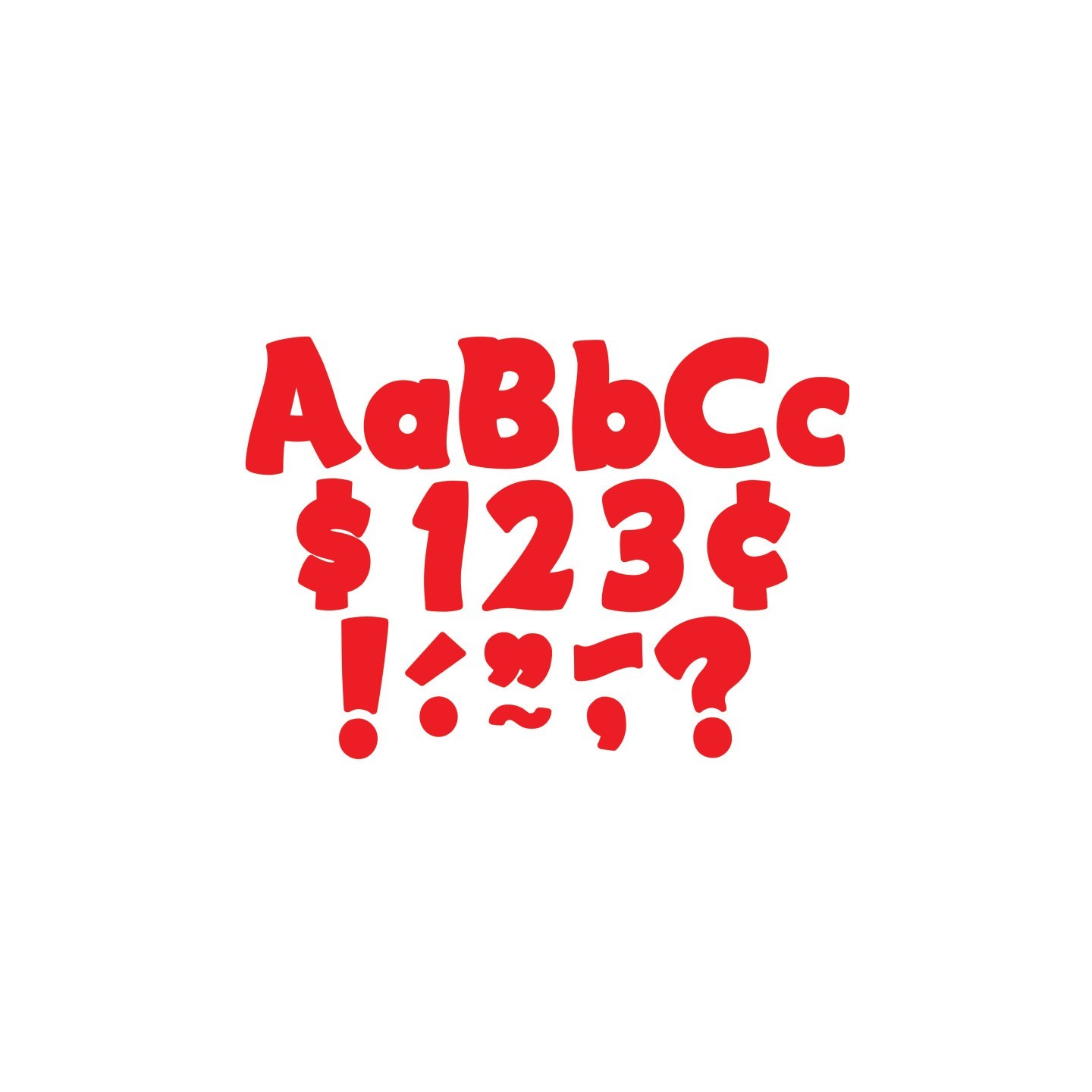 Teacher Created Resources® Red Funtastic 4" Letters Combo Pack