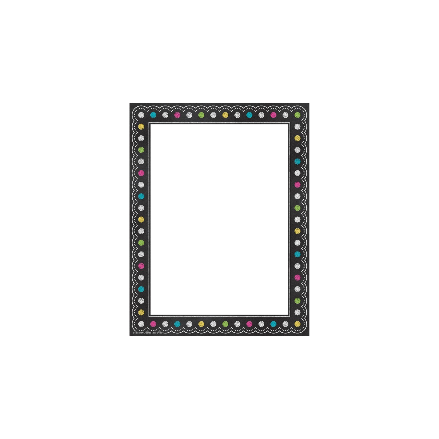 Teacher Created Resources® Chalkboard Brights Computer Paper, 50 Sheets