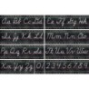 Teacher Created Resources® Chalkboard Brights Cursive Writing Bulletin Board Display Set