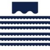 Teacher Created Resources® Navy Scalloped Border Trim, 35 Feet Per Pack, 6 Packs