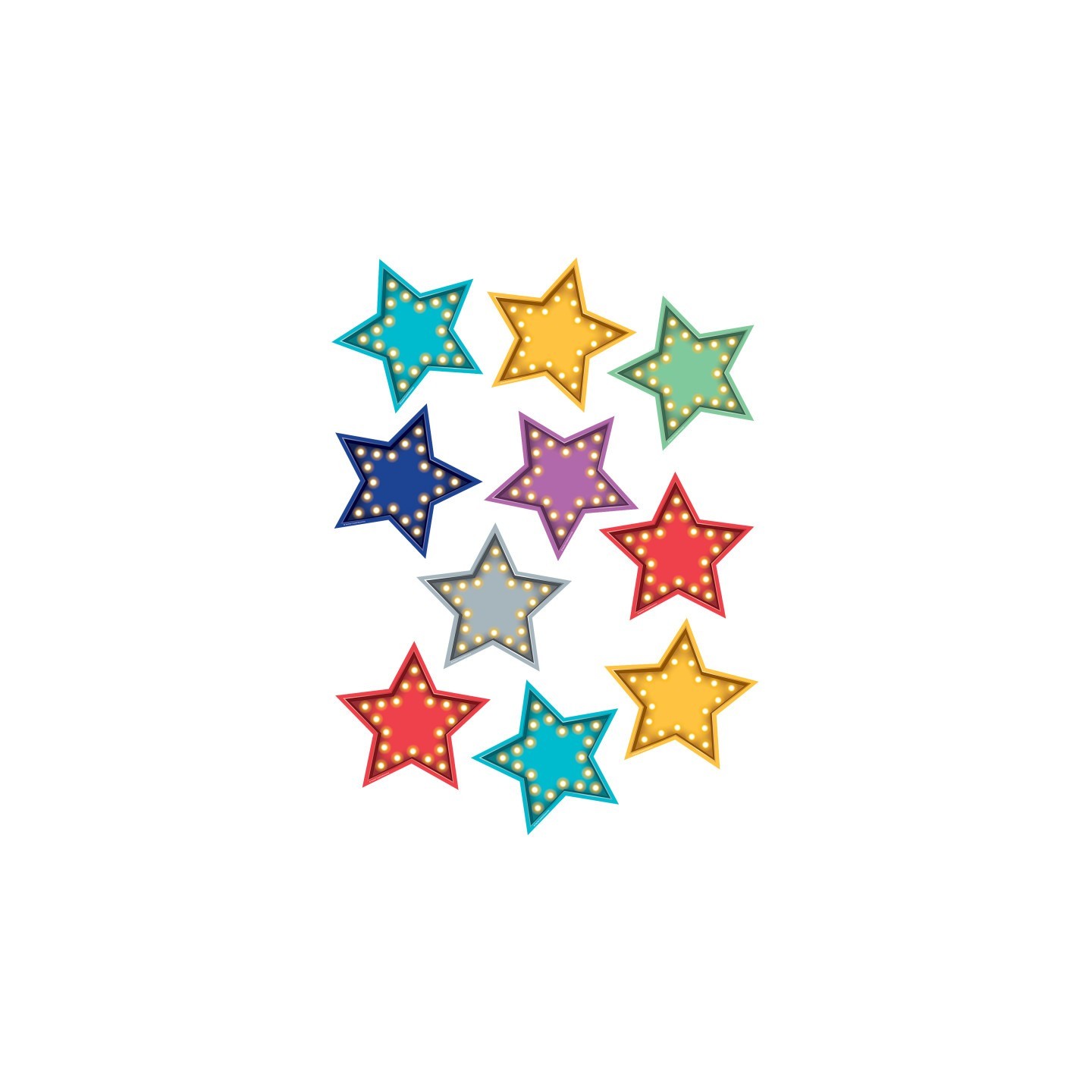 Teacher Created Resources® Marquee Stars Accents, Pack of 30