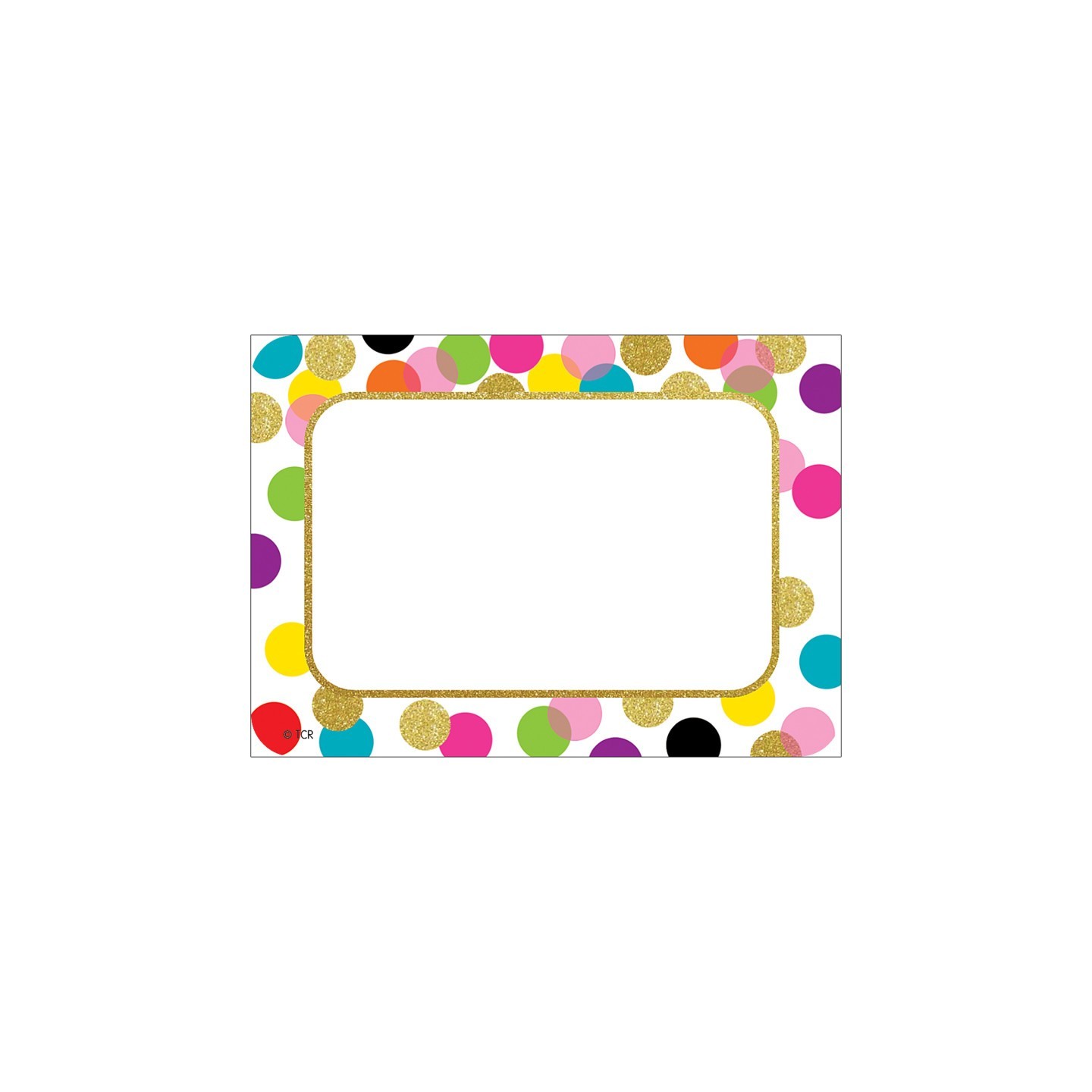 Teacher Created Resources® Confetti Name Tags/Labels