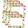 Teacher Created Resources® Confetti Name Tags/Labels, 36 Per Pack, 6 Packs
