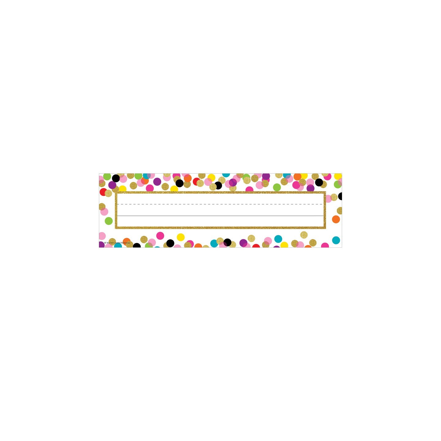 Teacher Created Resources® Confetti Name Plates, Pack of 36