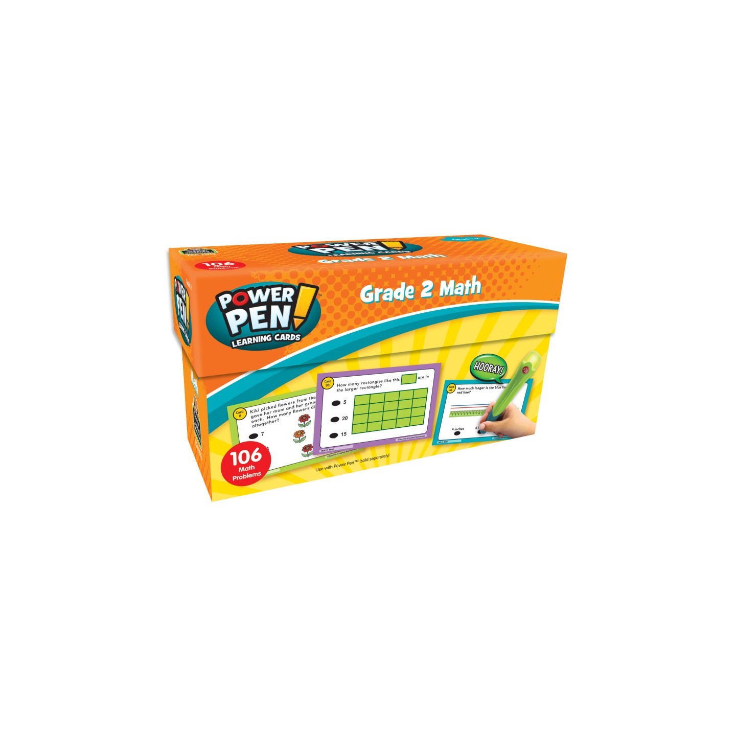 Teacher Created Resources® Power Pen® Learning Cards: Math Grade 2