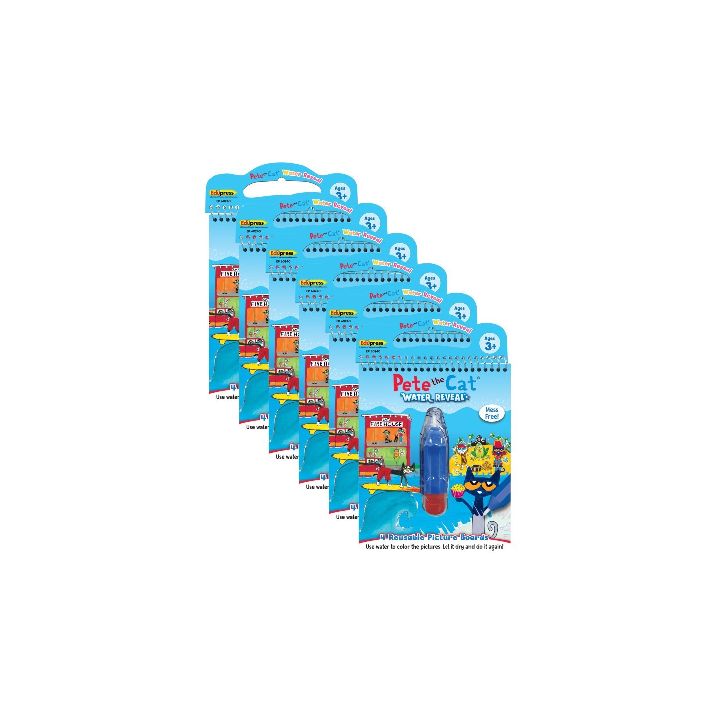 Teacher Created Resources® Pete The Cat Water Reveal, 6 Sets