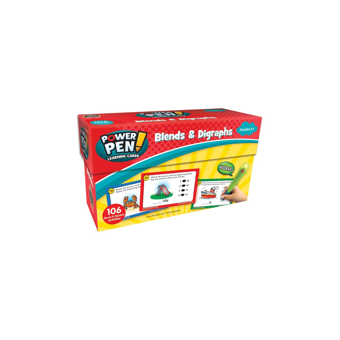 Teacher Created Resources® Power Pen™ Learning Cards: Blends & Digraphs