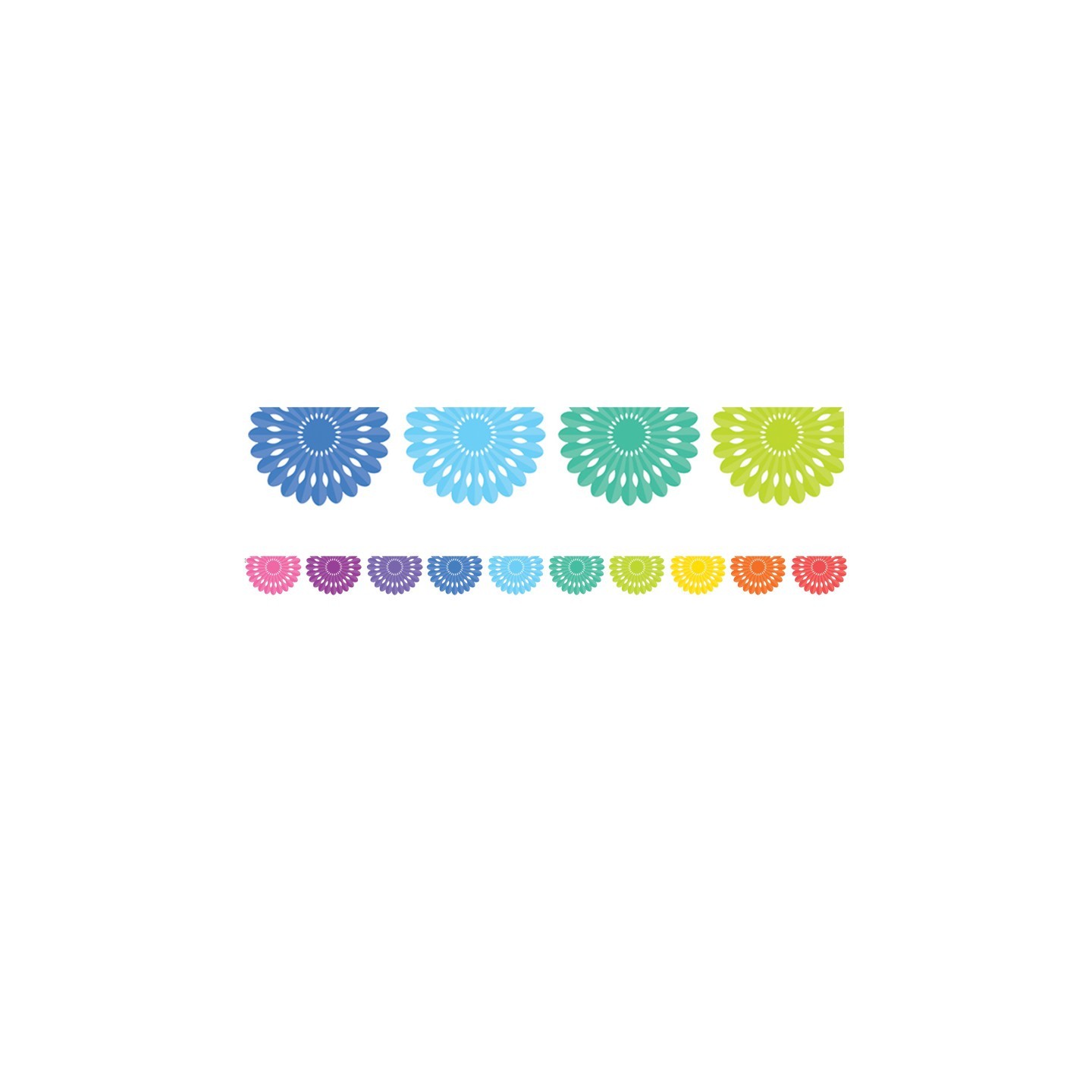 Teacher Created Resources® Colorful Fiesta Die-Cut Border Trim, 35 Feet