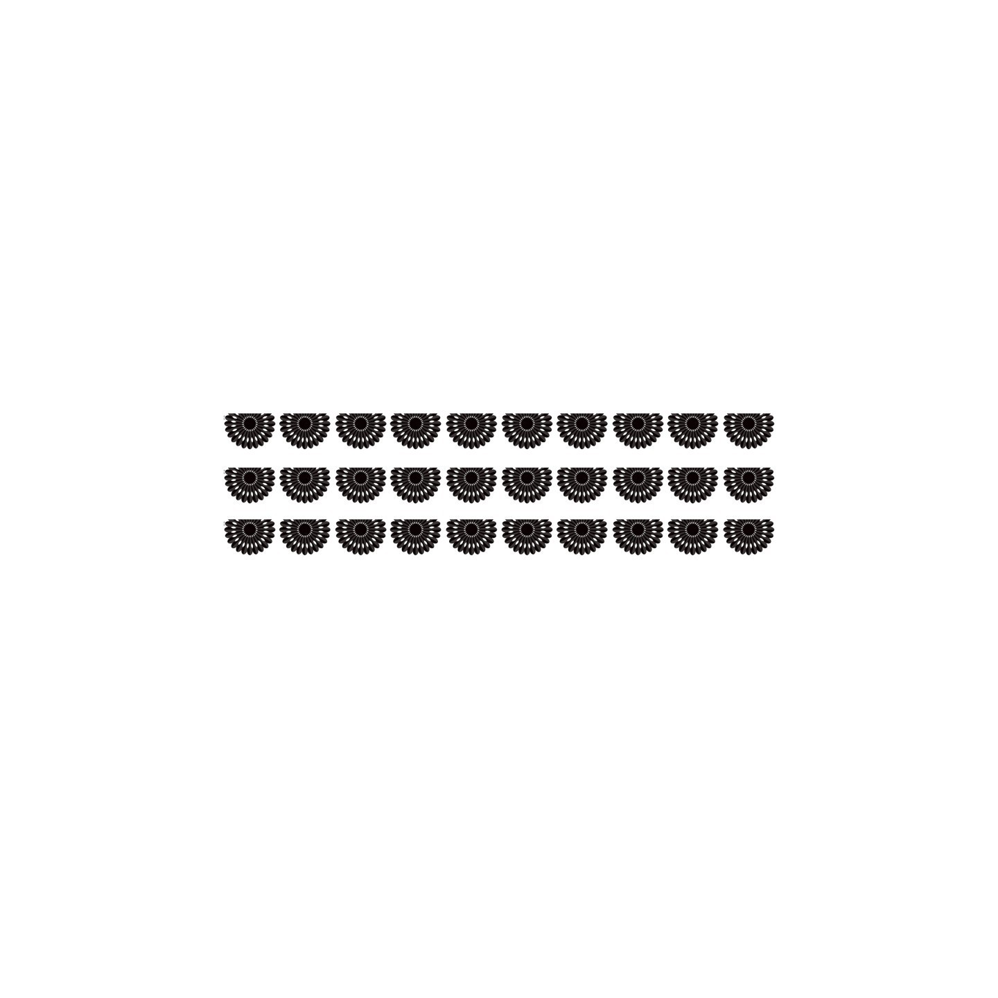Teacher Created Resources® Black and White Fiesta Die-Cut Border Trim, 35 Feet Per Pack, 3 Packs