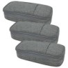 Teacher Created Resources® Gray Pencil Case, Pack of 3