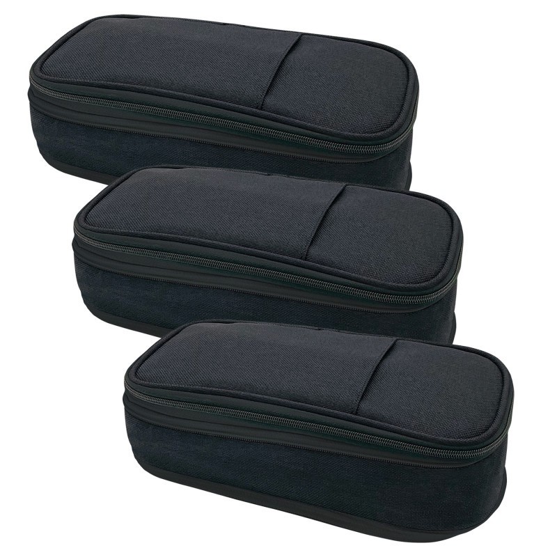 Teacher Created Resources® Black Pencil Case, Pack of 3