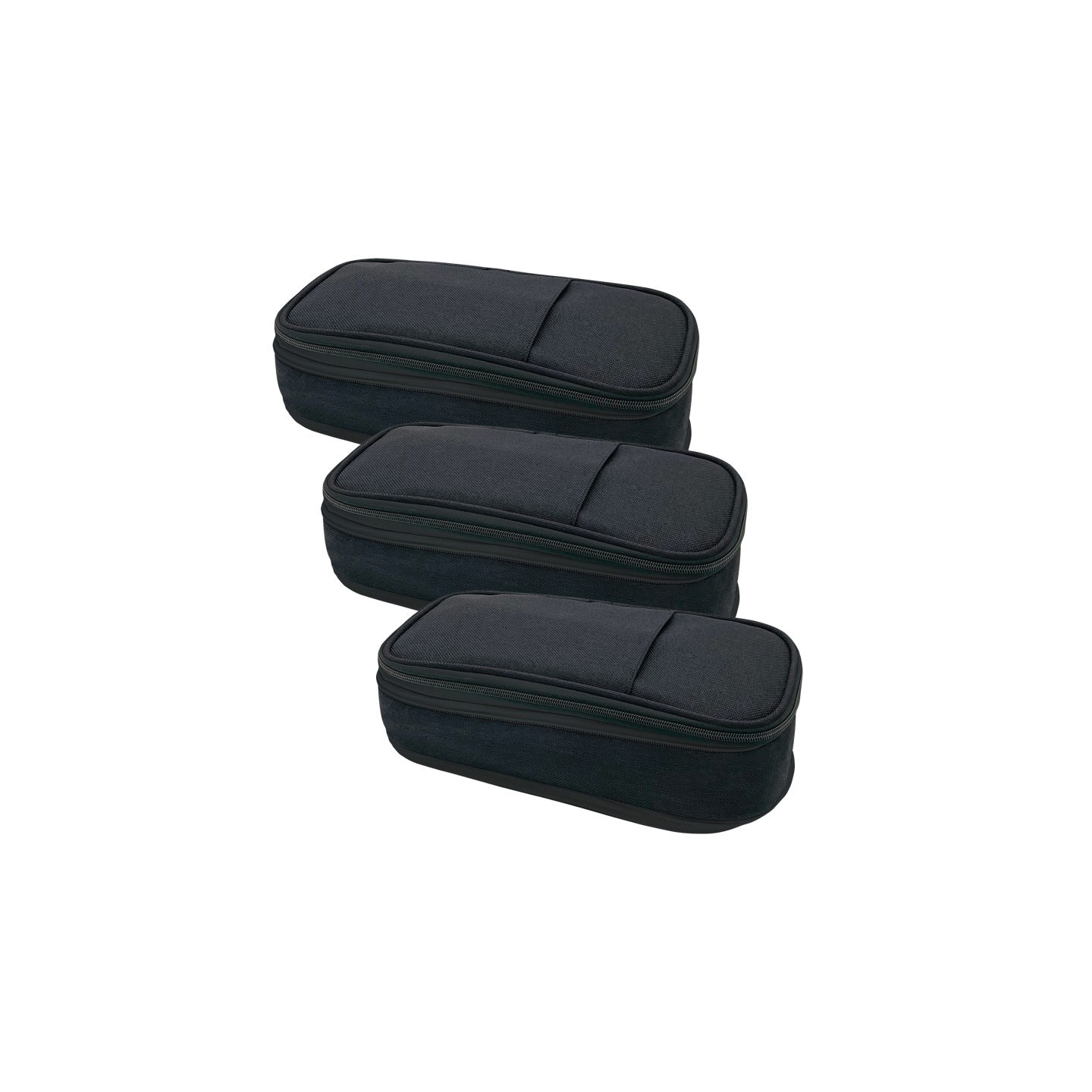 Teacher Created Resources® Black Pencil Case, Pack of 3