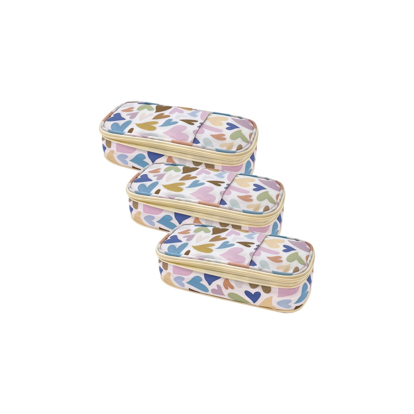 Teacher Created Resources® Hearts Pencil Case, Pack of 3