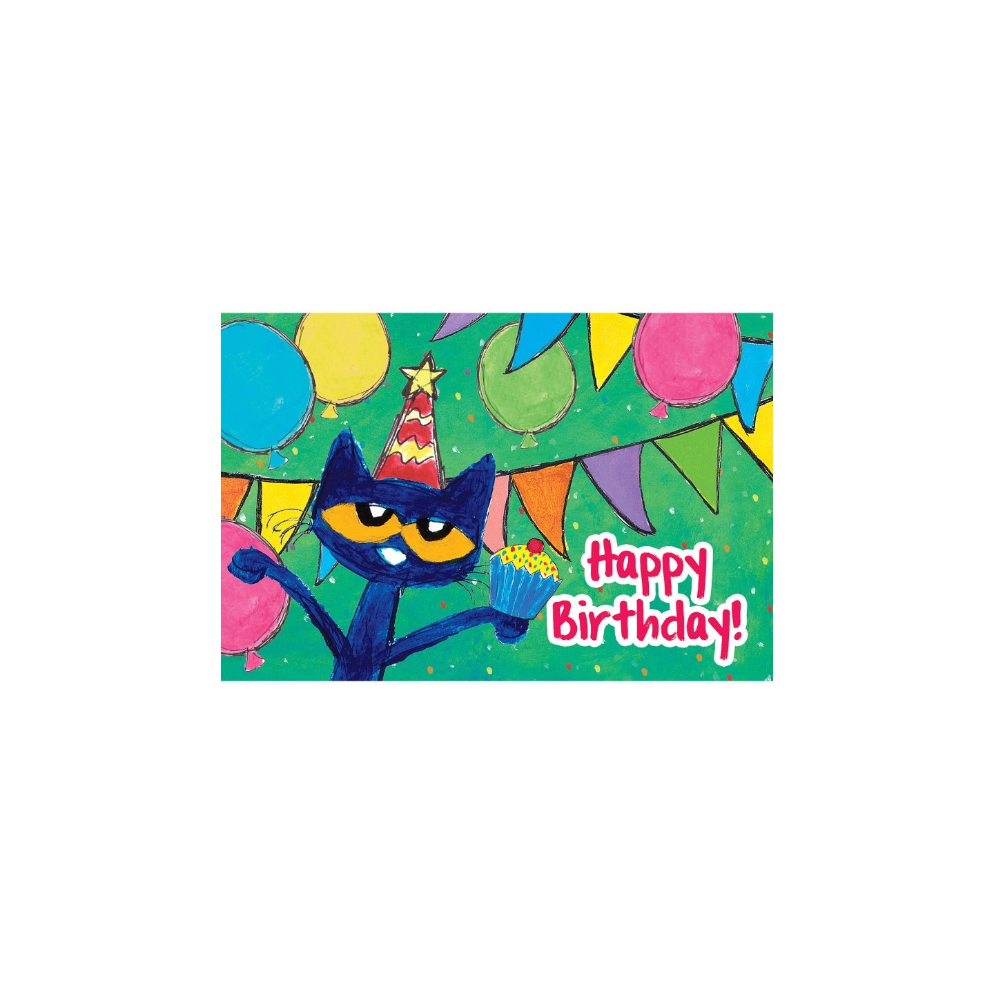 Teacher Created Resources® Pete The Cat Happy Birthday Postcards, Pack of 30