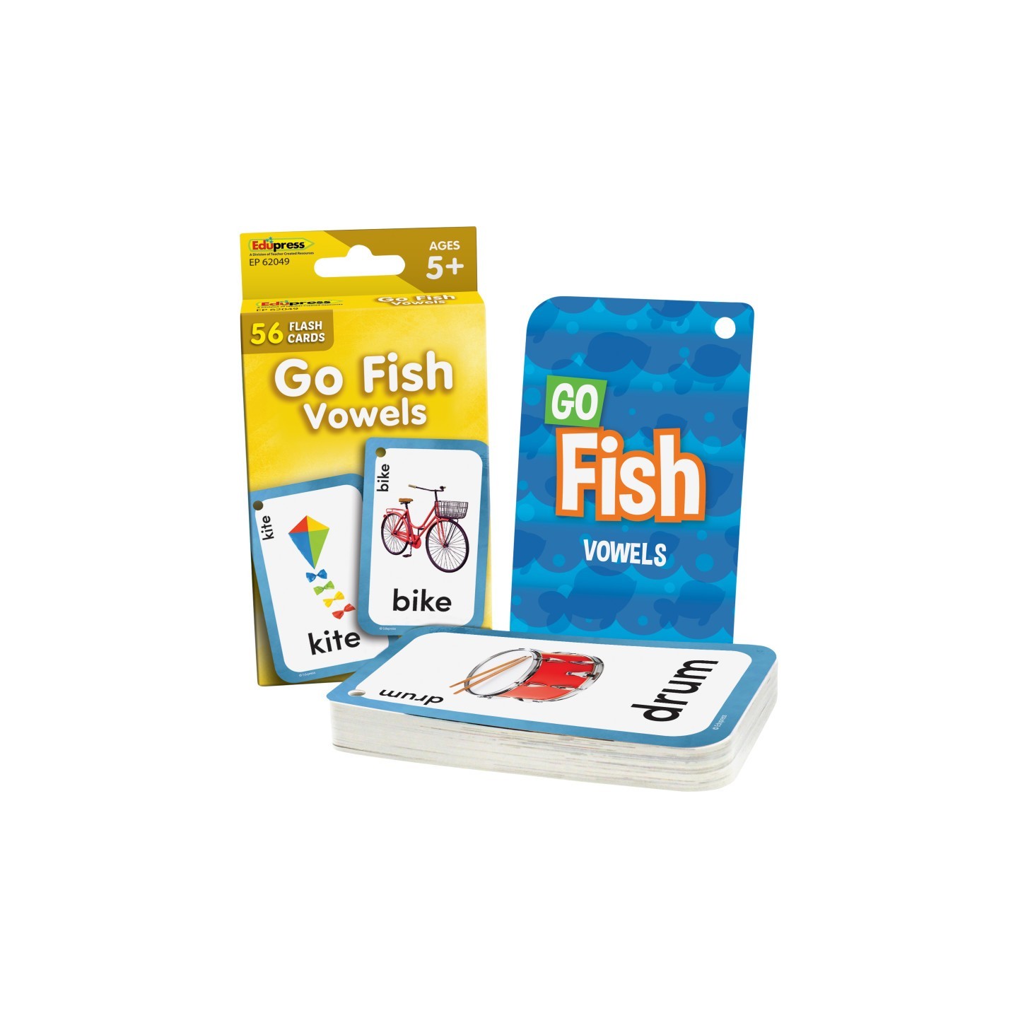Teacher Created Resources® Go Fish Vowels Flash Cards