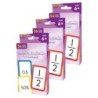 Teacher Created Resources® Fractions, Decimals & Percents Flash Cards, 3 Packs