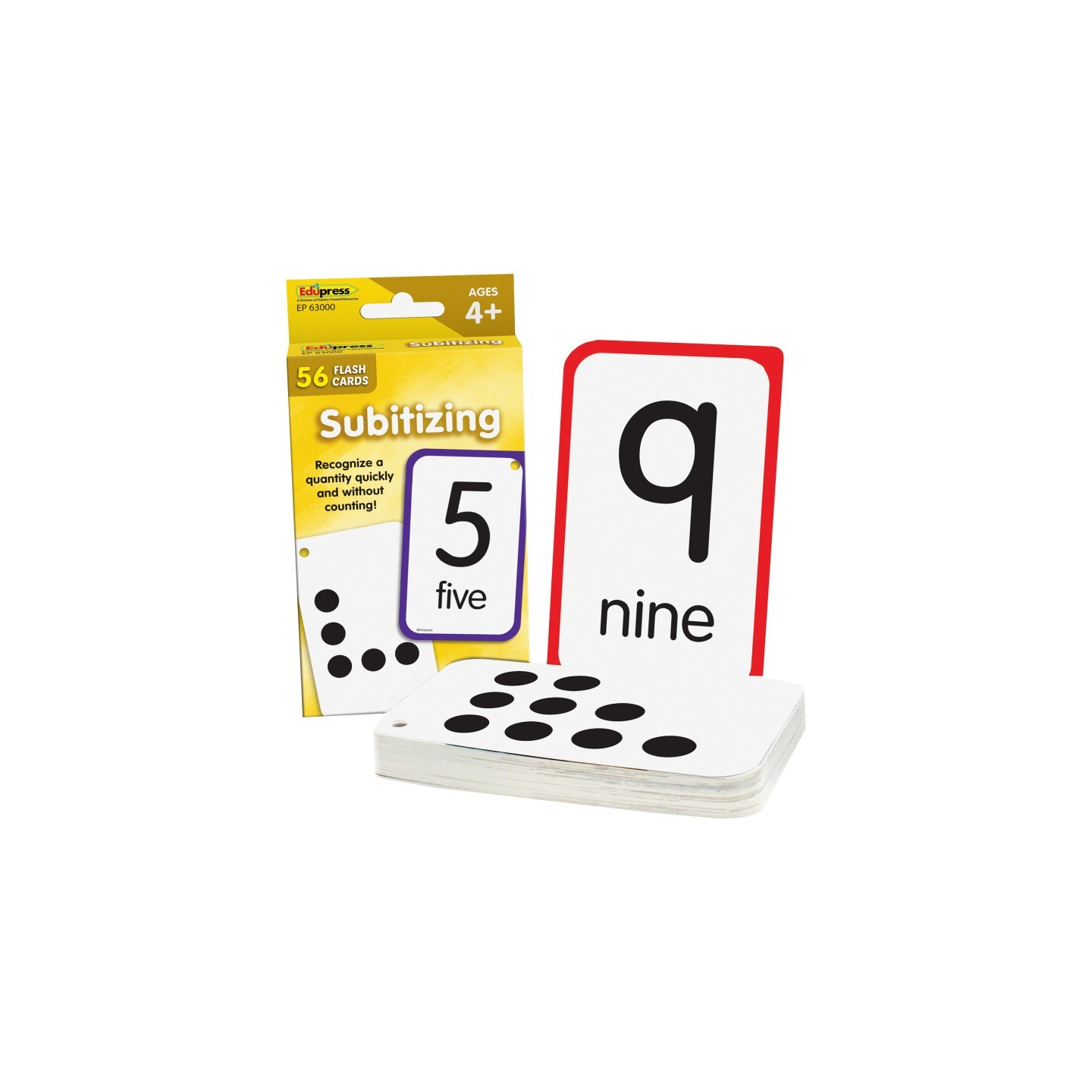 Teacher Created Resources® Subitizing Flash Cards, Set of 56