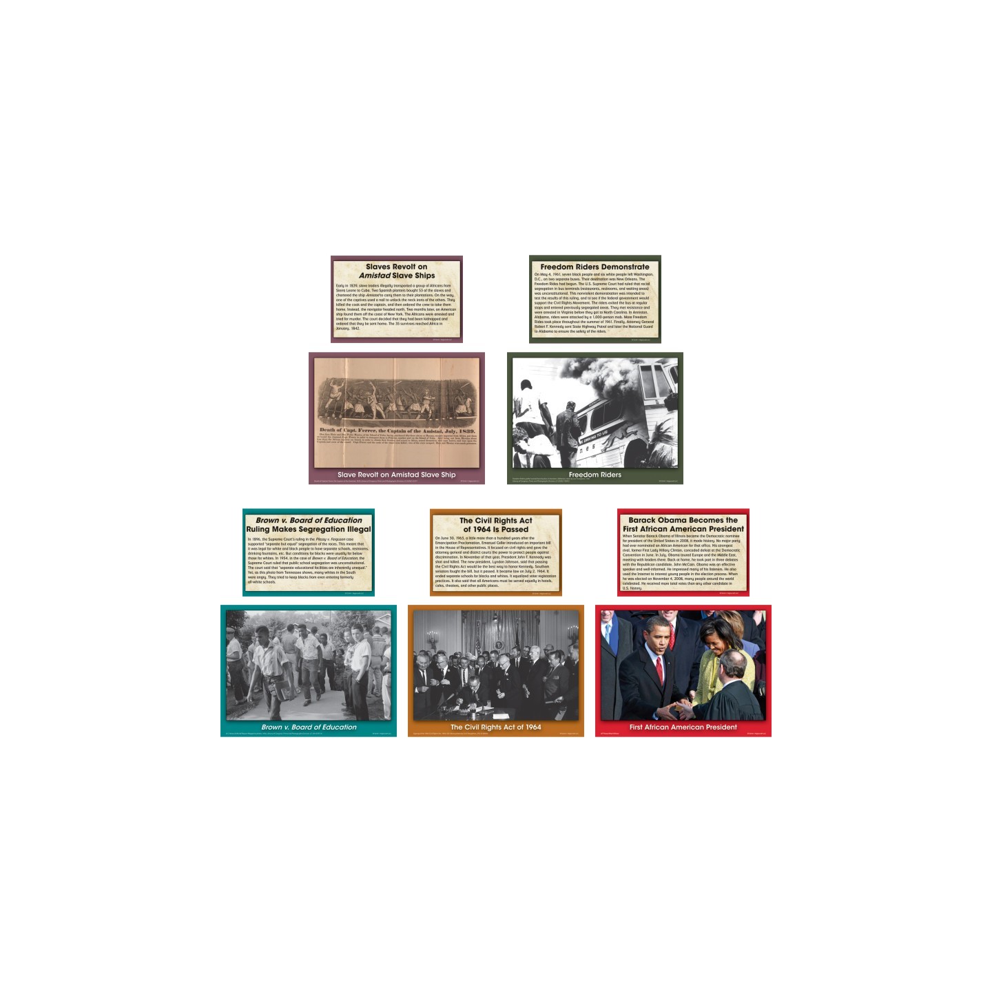 Teacher Created Resources® Black History Events Accents, Pack of 48