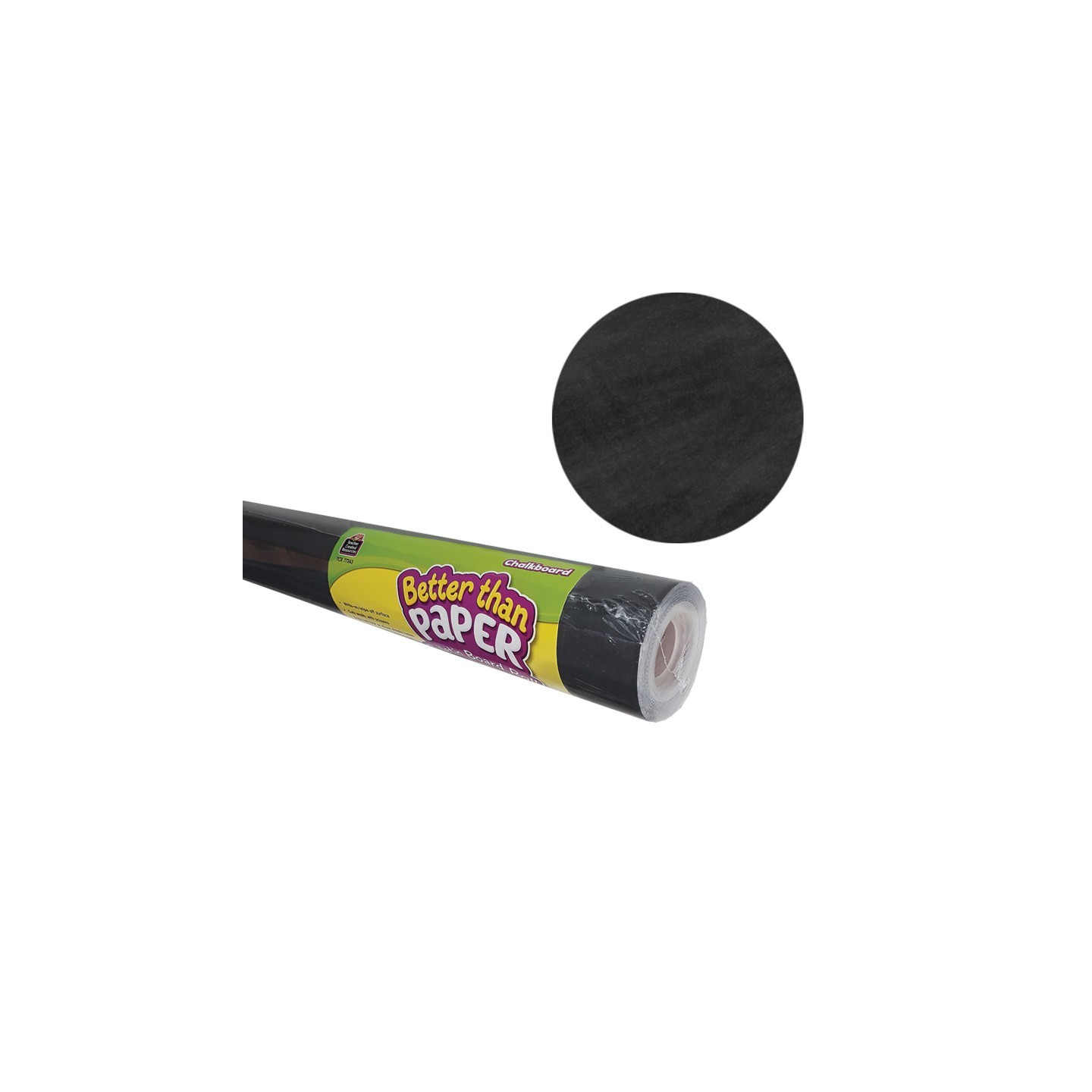 Teacher Created Resources® Better Than Paper® Bulletin Board Roll, 4' x 12', Chalkboard, 4 Rolls