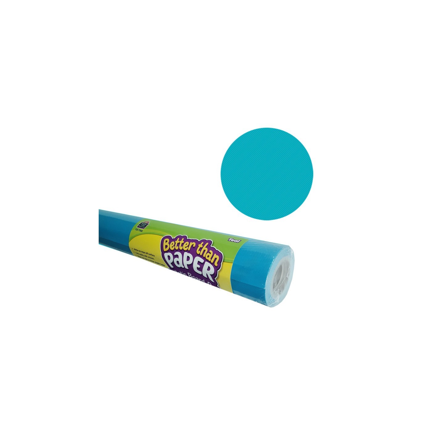Teacher Created Resources® Better Than Paper® Bulletin Board Roll, 4' x 12', Teal, 4 Rolls