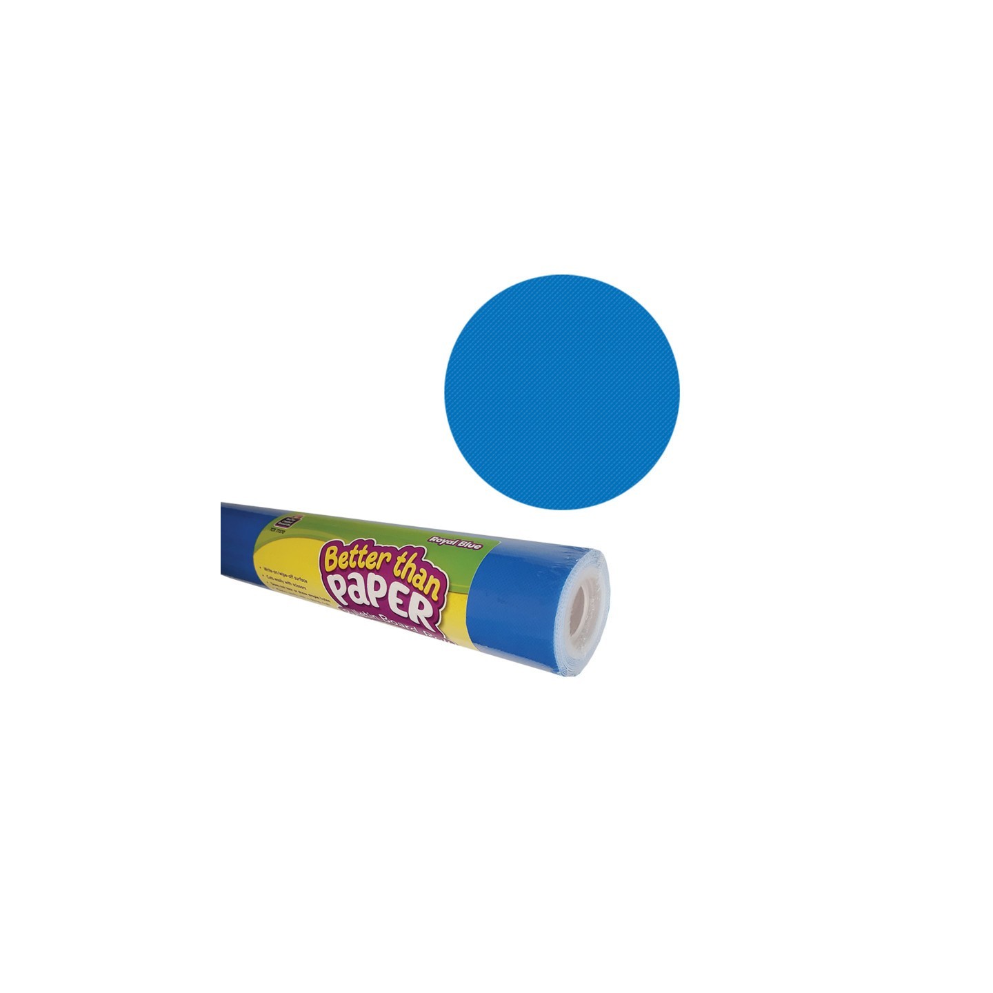 Teacher Created Resources® Better Than Paper® Bulletin Board Roll, 4' x 12', Royal Blue, 4 Rolls