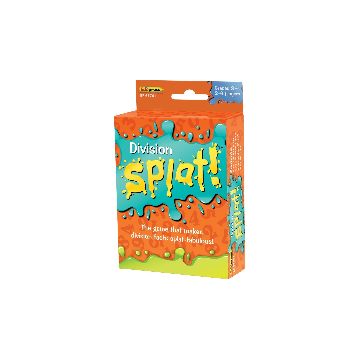 Teacher Created Resources® Division Splat!™ Math Card Game
