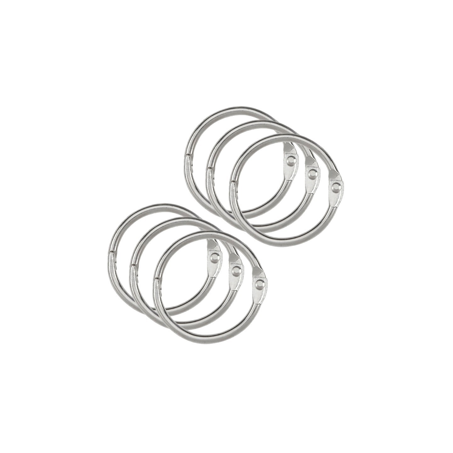 Teacher Created Resources® Binder Rings, 1.5", 6 Per Pack, 6 Packs