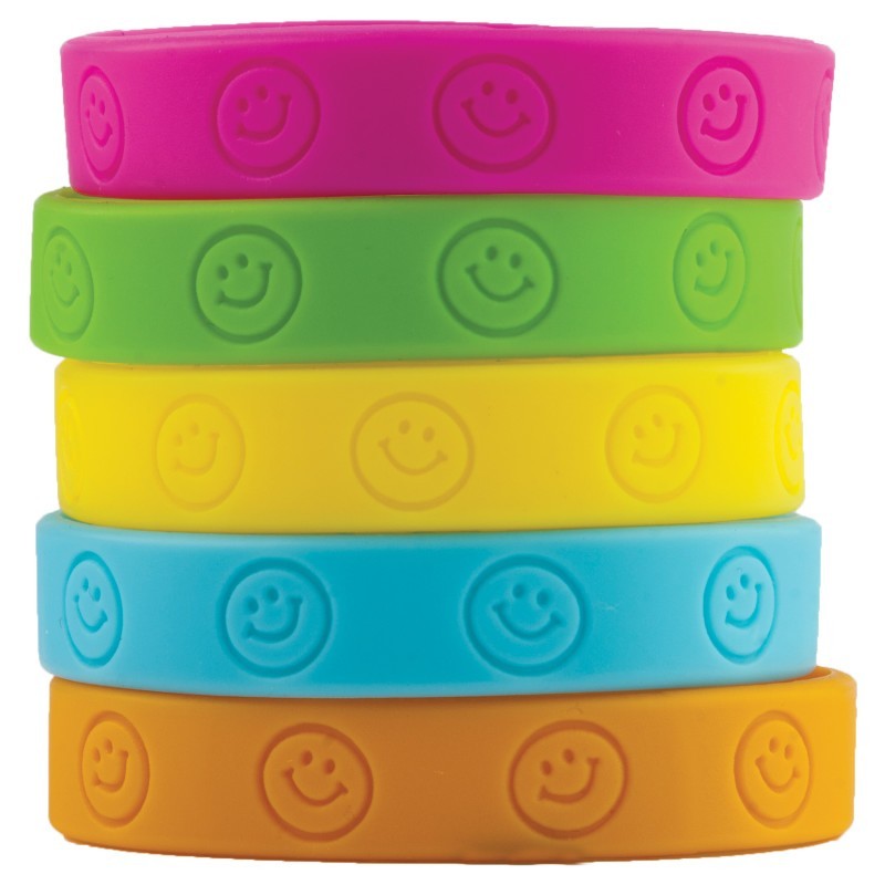 Teacher Created Resources® Happy Faces Wristbands, Pack of 10
