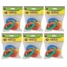 Teacher Created Resources® Paw Prints Wristbands, 10 Per Pack, 6 Packs