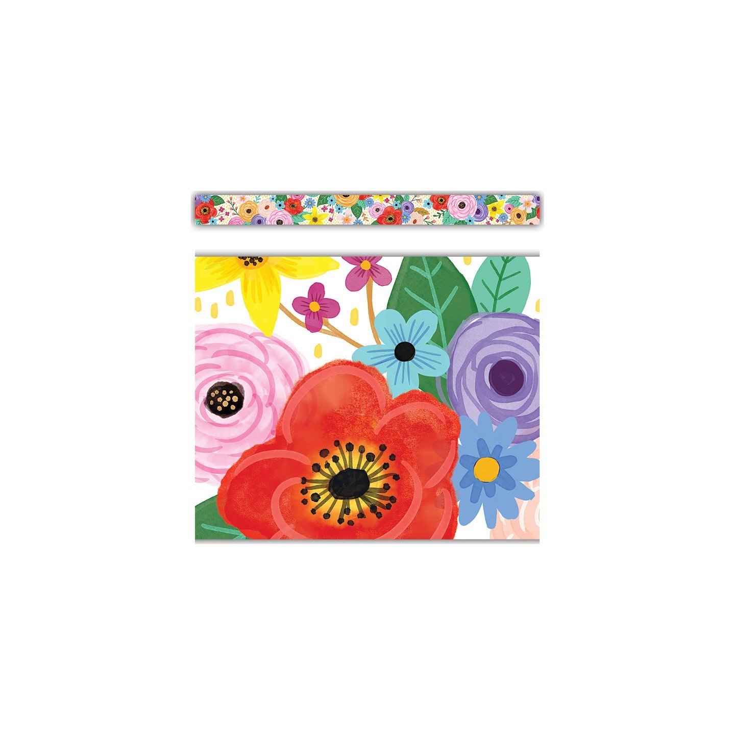 Teacher Created Resources® Wildflowers Straight Border Trim, 35 Feet