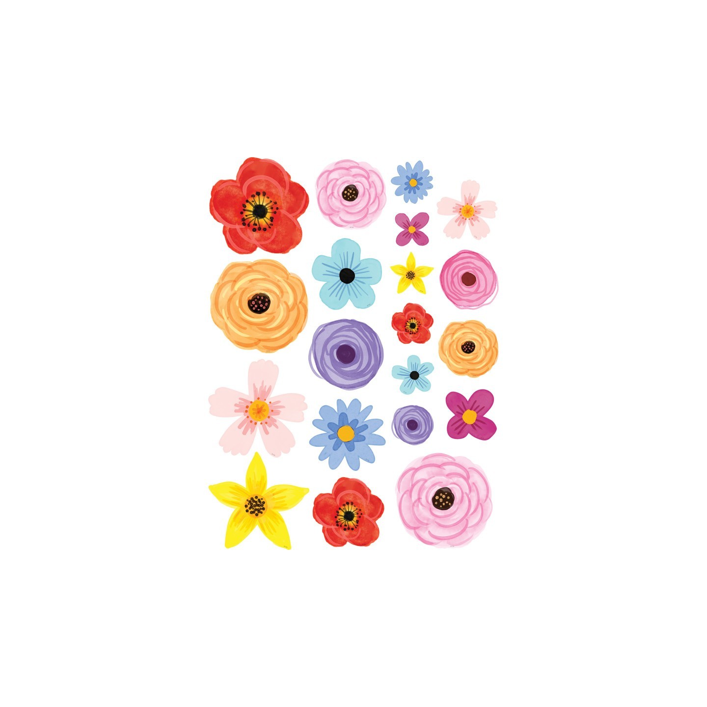 Teacher Created Resources® Wildflowers Accents - Assorted Sizes, Pack of 60