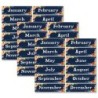 Teacher Created Resources® Wildflowers Monthly Headliners, 12 Per Pack, 3 Packs