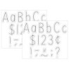 Teacher Created Resources® Black on White Hand Drawn 4" Letters Combo Pack, 262 Pieces Per Pack, 2 Packs