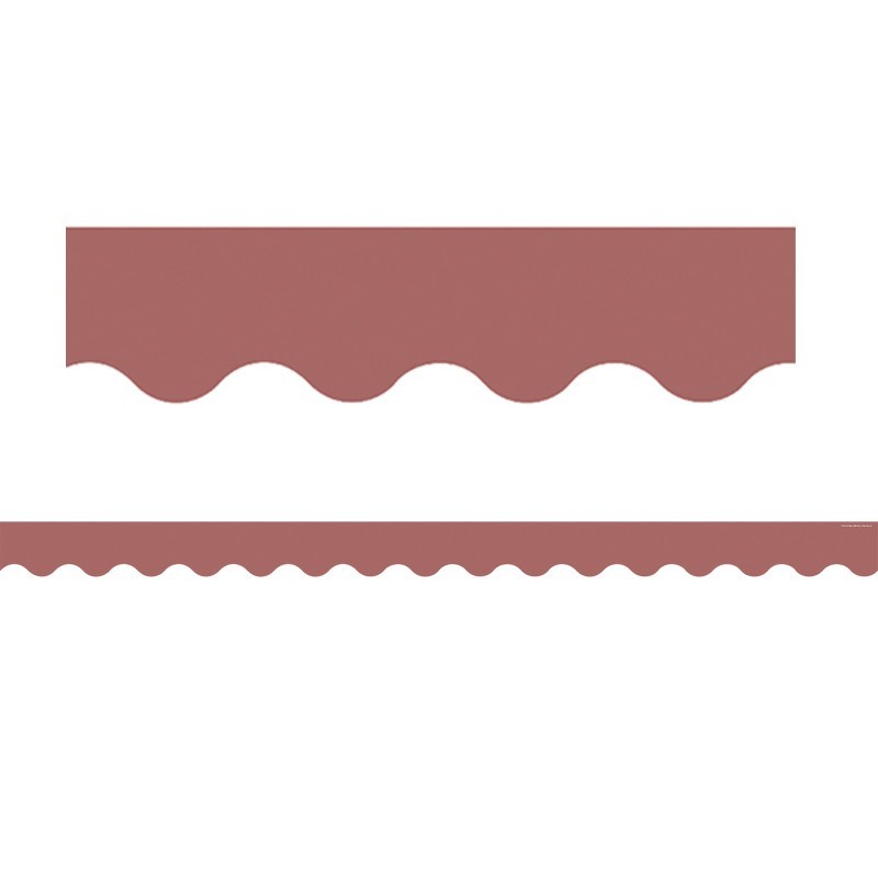 Teacher Created Resources® Deep Rose Scalloped Border Trim, 35 Feet
